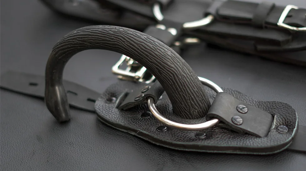 

(RD1091) Роскошный кожаный ремень ручной работы Pup Gear Puppy Tail, фетиш-одежда