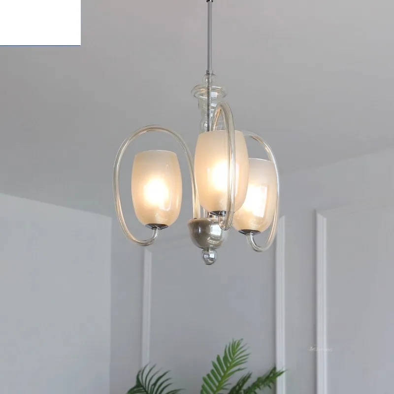 Medieval Art Deco Chandelier French Vintage Cloakroom Classical Small Bedroom Light