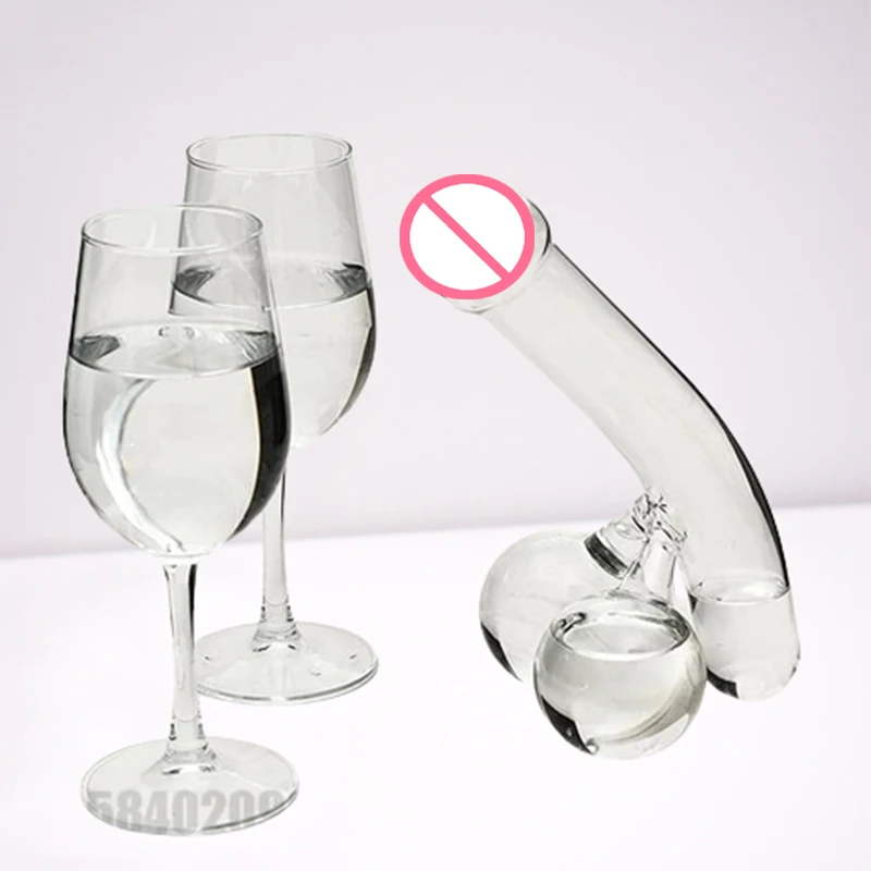 

Penis Glasses of Wine Decanter Whisky Champagne Juice Dick Glass Cup for Brandy Cocktail Bar Hen Night Party Club Wedding Bridal