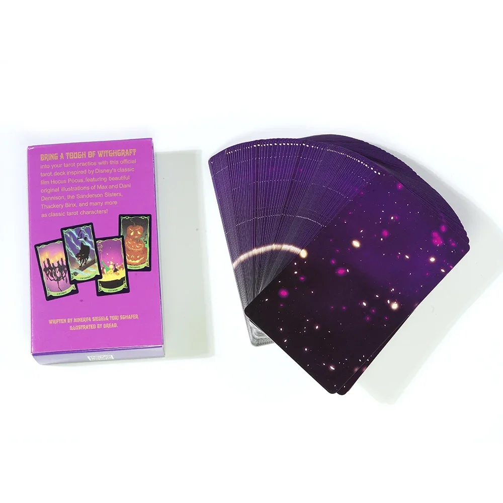 Hocus Pocus Tarot Deck  78 Card Fortune Telling Game For Beginners Hocus Pocus Merchandise