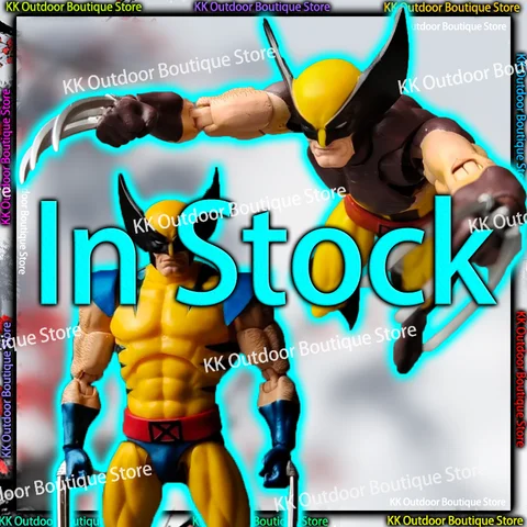 In Stock Ct Toys Wolverine Brown Mafex 138 Figure 096 Comic Ver X-Men Shf Anime Action Figure Figurine Model Custom Gifts Toys