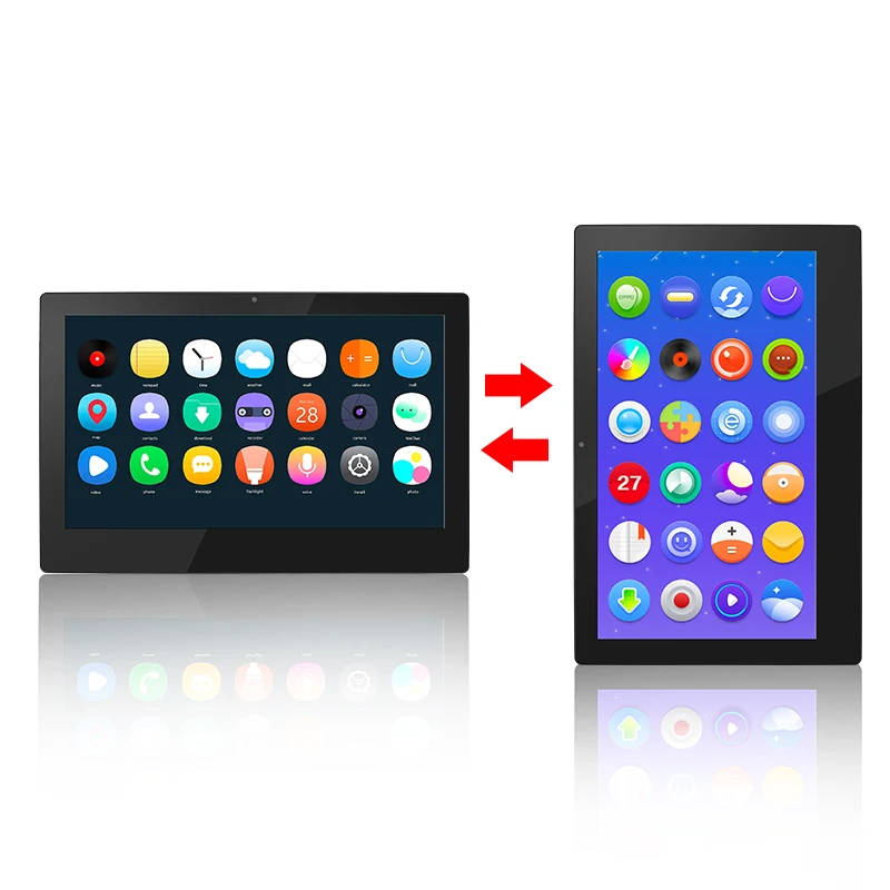 18,5-Zoll-Industrie-Tablet IPS kapazitiver Touchscreen eingebettet RK3399 AMD DDR3 RAM RAMBO Android HD-MI All-in-One-Panel-PC