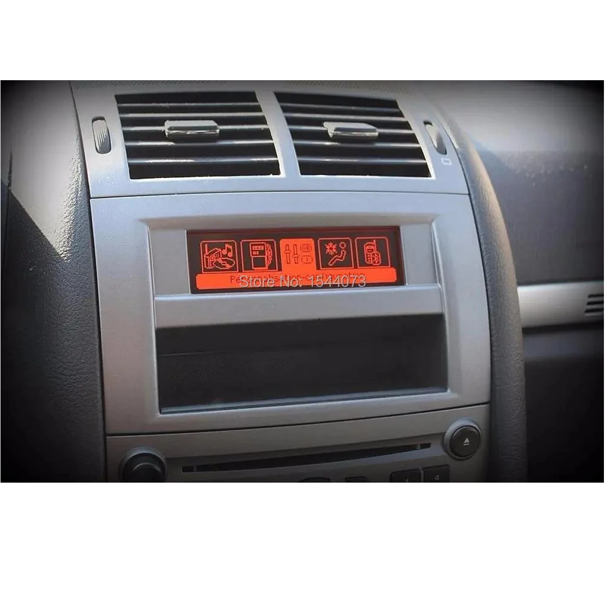 Screen Support USB + Dual-zone Air Bluetooth Display Monitor Red 12 Pin for Peugeot 307 407 408 citroen C4 C5