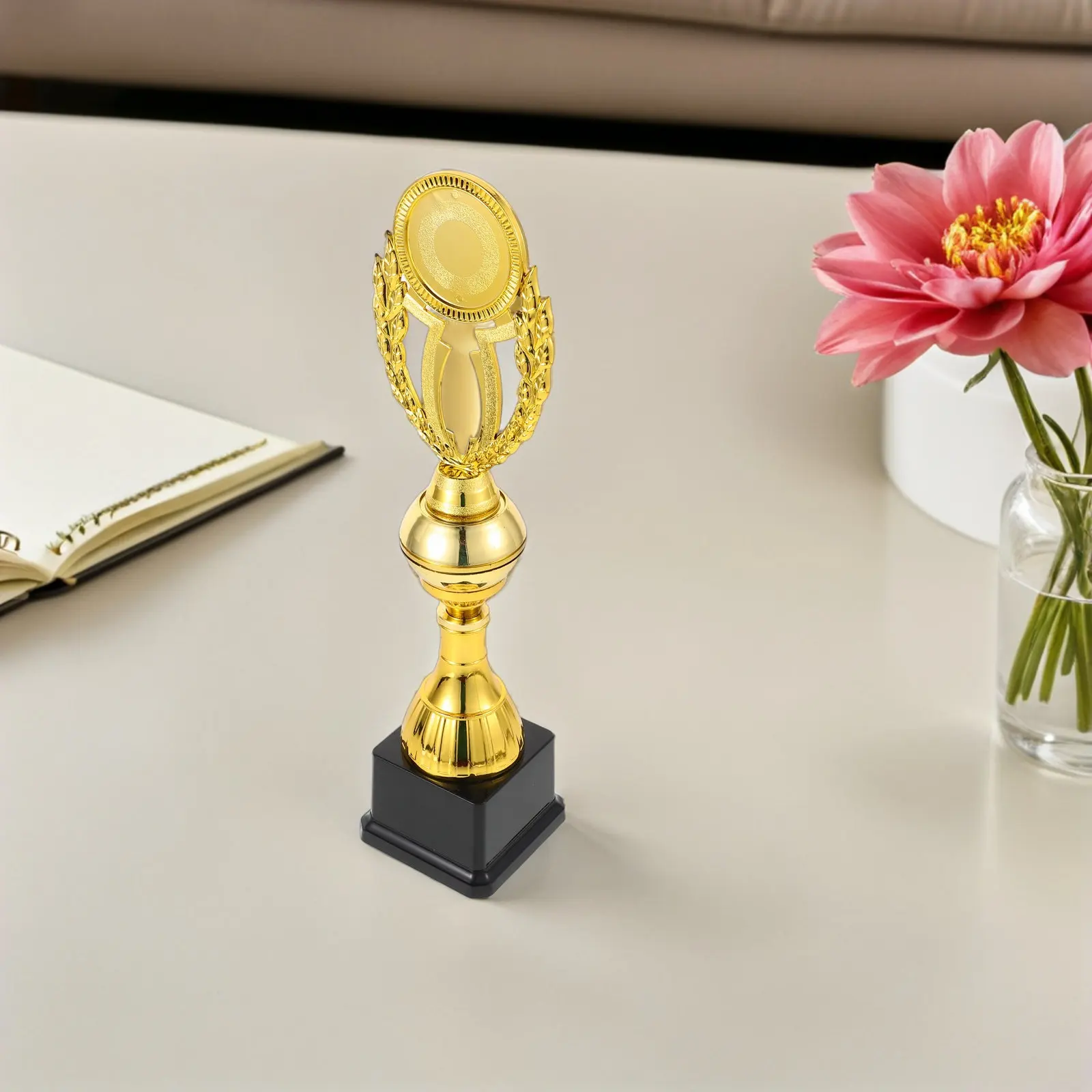 14.15 Plastic Trophy Cup for Dance Hosting Musical Instrument Board Game Basketball Football Soccer Awards Ceremony