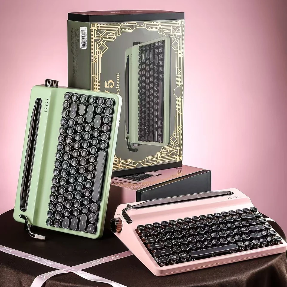 【定価¥18,525】YUNZII QL75 メカニカルキーボード YUNZII QL75 Retro Typewriter QMK/VIA Mechanical Keyboard – YUNZII