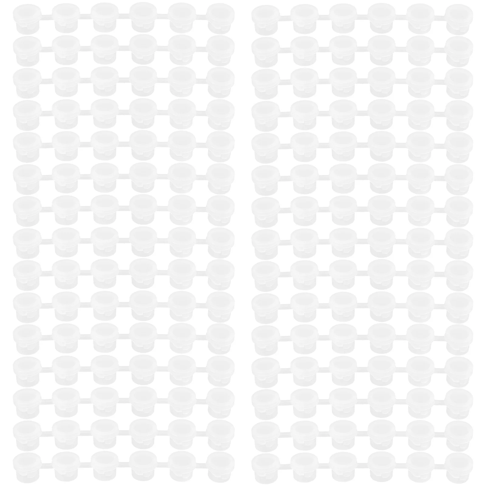 30 個の顔料ボックスクリアストレージコンテナ 3 ミリリットルペイントポットポッドストリップ顔料化粧品グリッターパウダービーズ用