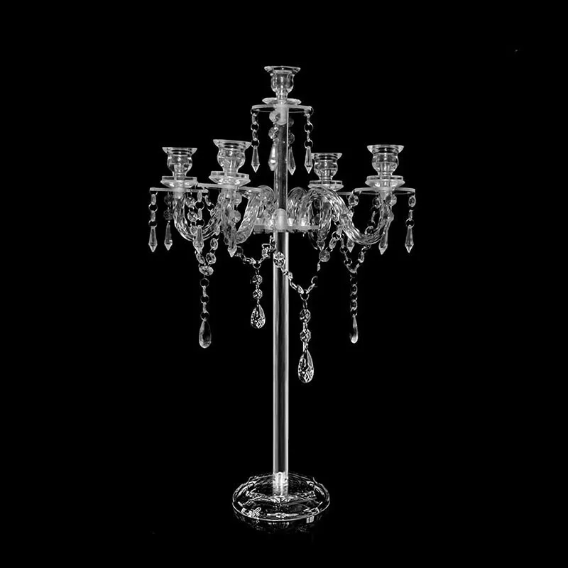 Elegant Candle Holder Wedding Decoration Candleholder Acrylics Table Centerpiece Candlestick Aesthetic Scented Candles Stand
