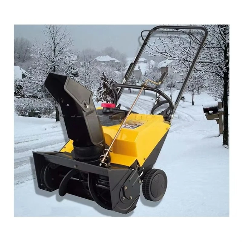Small Property Snow Blower Machine Hand Push Full Gear Snowplow Push Snowplow Device