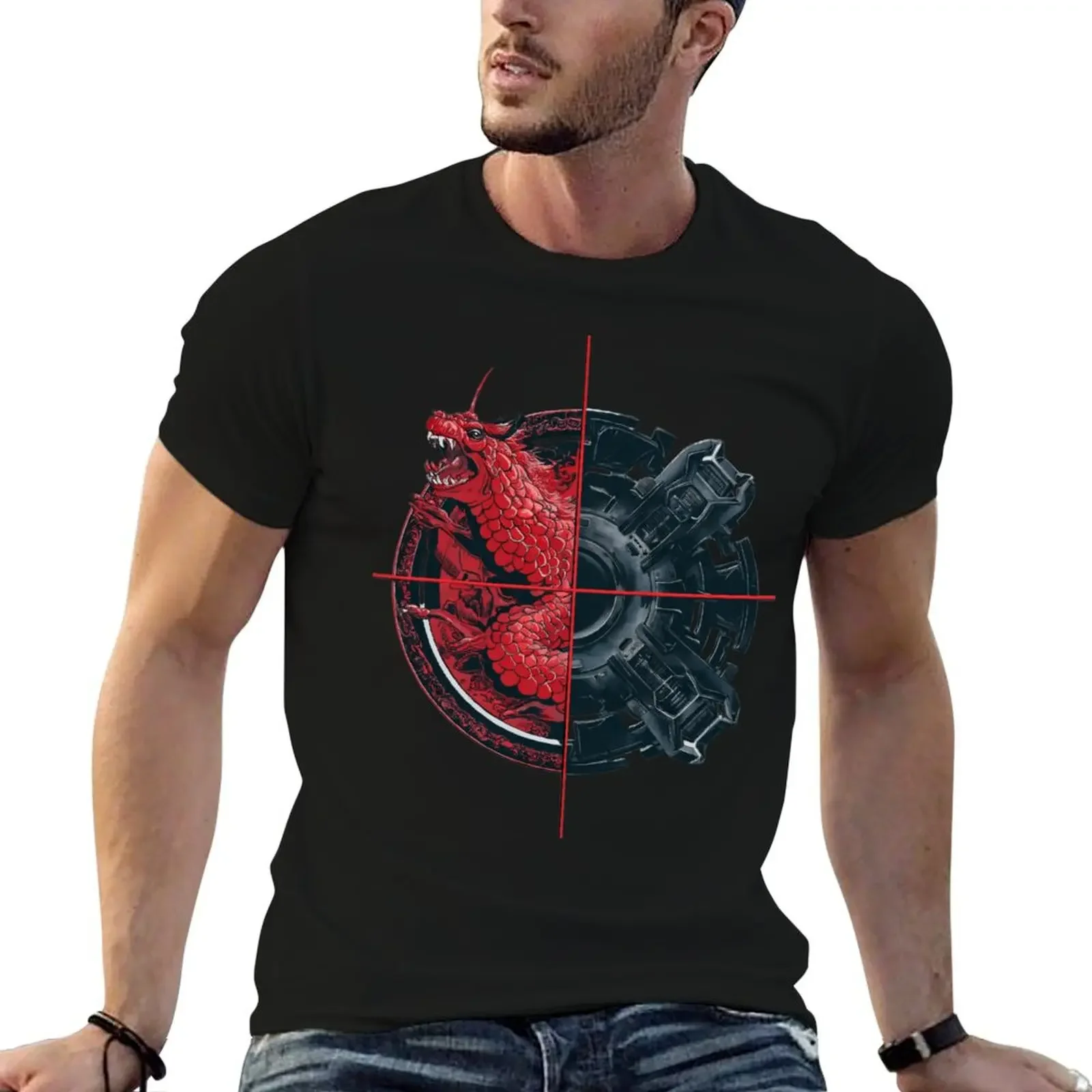 Basilisk Paradox T-Shirt summer clothes oversized t shirts for men pack