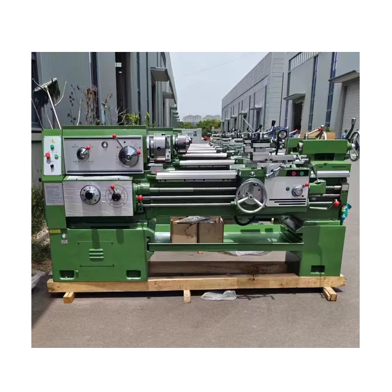 Heavy Duty Ordinary  Manual Lathe for Horizontal Woodworking and Metalwork Precision C6180 220V Turning Center