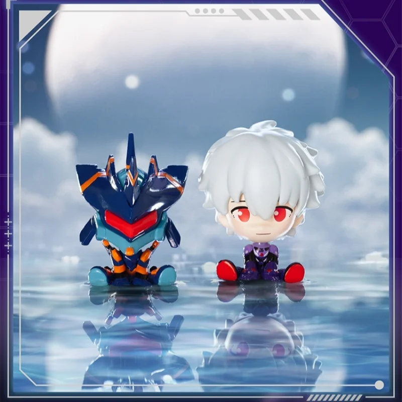 

Genuine Toptoy New Century Evangelion Mini Sit Series Blind Box Eva Anime Figure Decoration Collection Customized Kids Gifts
