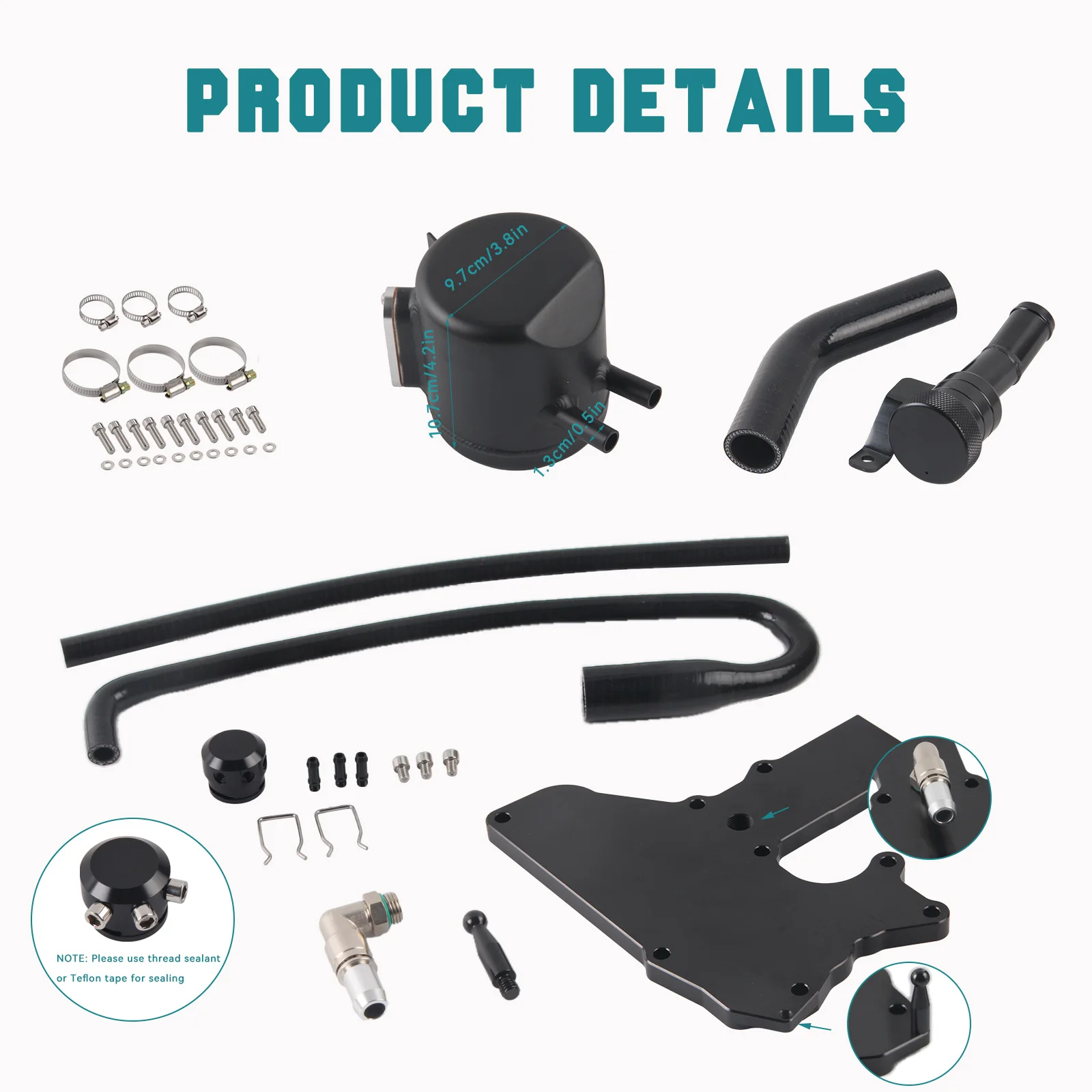 Oil Catch Tank System Kit For Audi VW VAG 2.0 TSI TFSI CCTA CBFA ea888 2 gen Engine