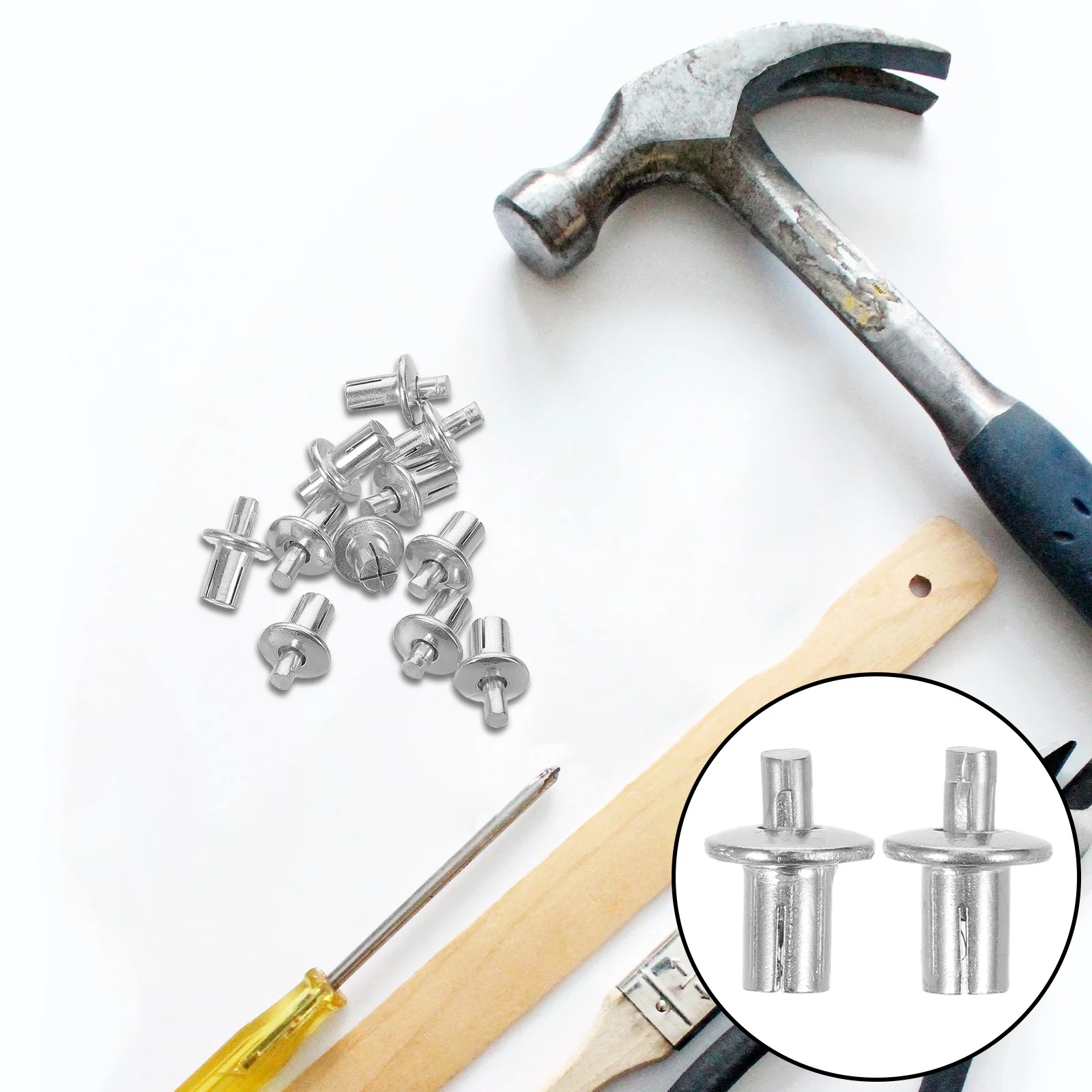 

200Pcs Aluminium Blind Rivets 5x7mm Countersunk Head High Strength Lightweight Auto Rivet Ideal for Construction and Decoration