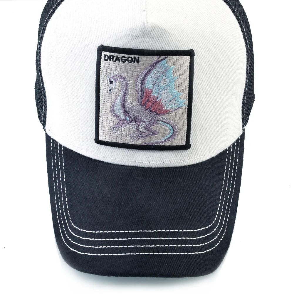 TQMSMY Embroidery Dragon Baseball Cap Men Outdoor Casual Visor Hats Women Snapback Trucker Caps Unisex Hip Hop Drake Bones