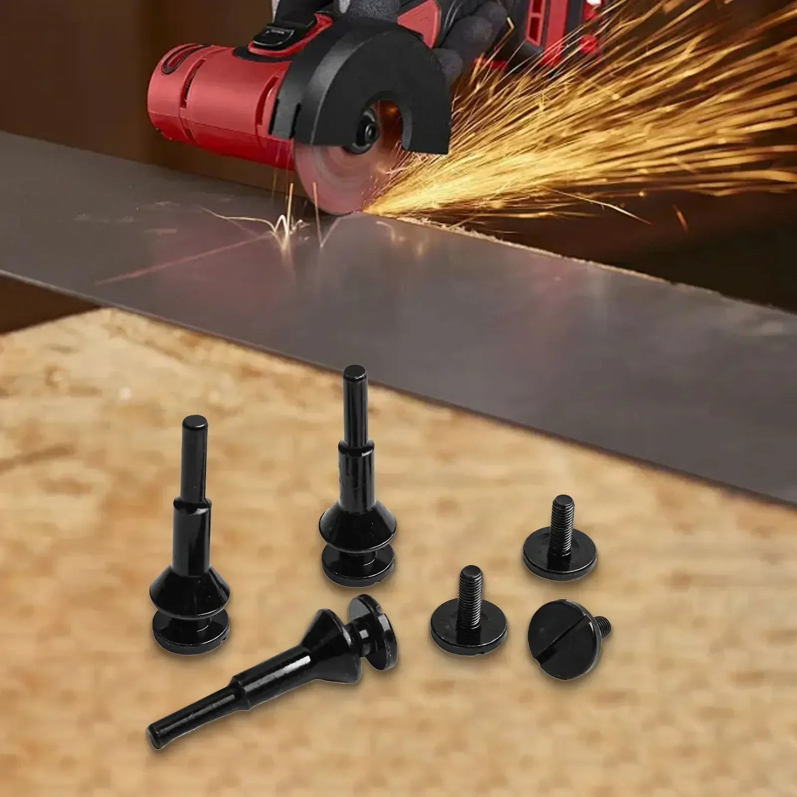 

3pcs Versatile Cut-Off Wheel Mandrel For Die Grinders Grinding Disc Connecting Rod Two Threaded Head Angle Grinder Accessories