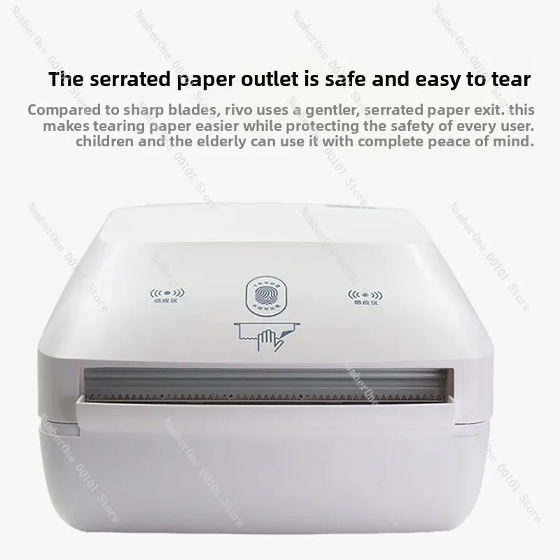 Touchless Auto Induction Paper Dispenser Commercial Automatic Tissue Distributor For Public Toilet Washroom