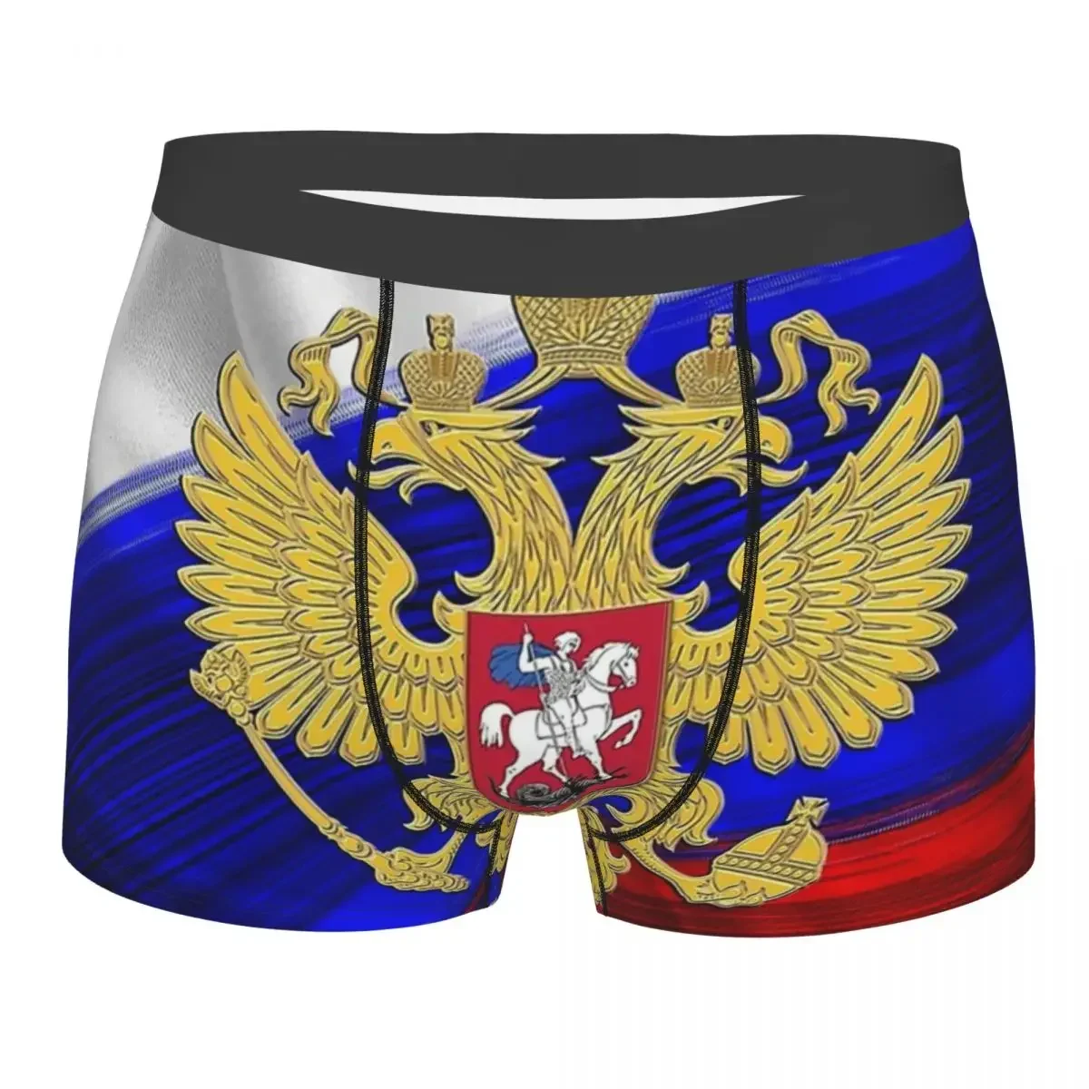 Russian Flag Flag of Russia Underpants Homme Panties Male Underwear Ventilate