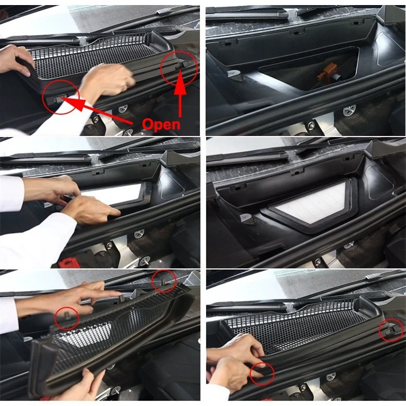 Cabin Filter 4M0819100 for -Audi Q7 4M SUV 2.0 3.0 TFSI 3.0TDI Quattro Engine V6 Model 2016 2017 2018 2 PCS