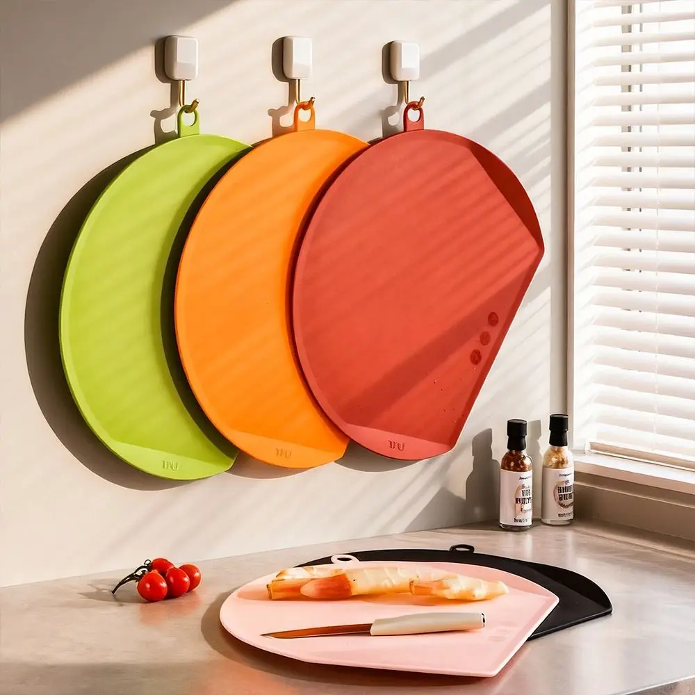 Durable TPU Cutting Boards Double-sided Flexible Chopping Board Anti-stripping Antibacterial Cutting Mat for Kitchen Cooking