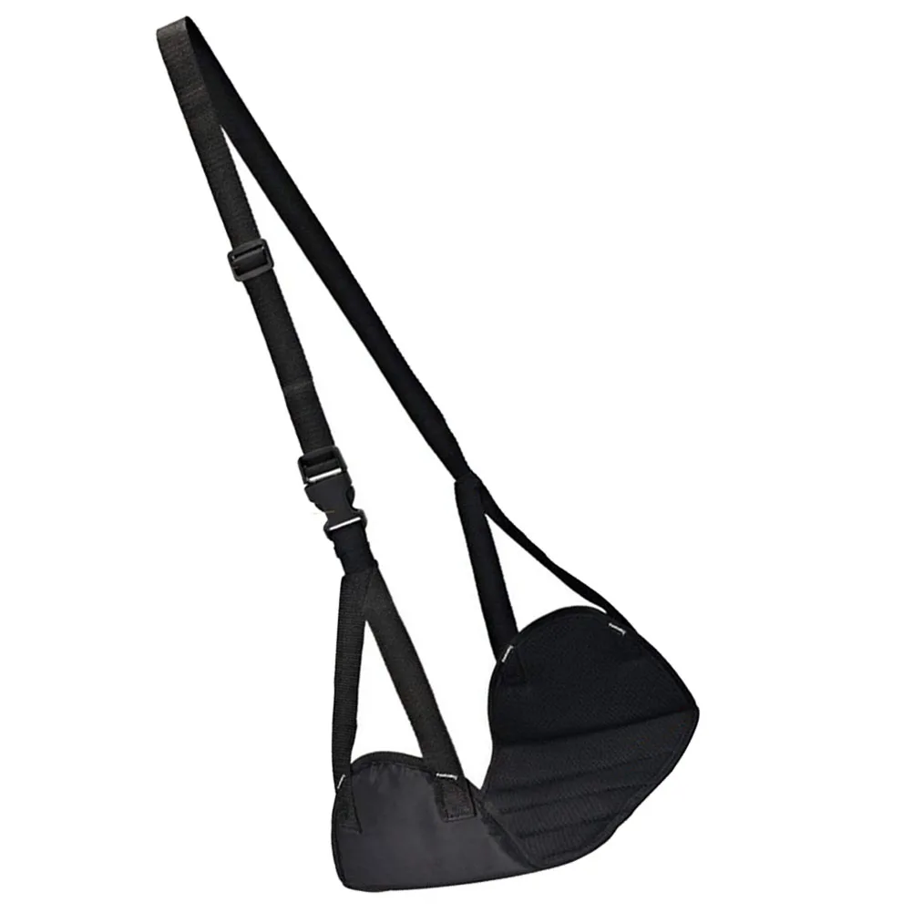 

Portable Foot Airplane Travel Lightweight Compact Adjustable Height Airplane Foot Rest Black Sponge Swing Mat Footrest