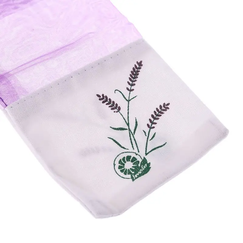 Lavender Sachet Empty Bag Mesh Stitching Beam Pocket For Storage Dry Flowers See