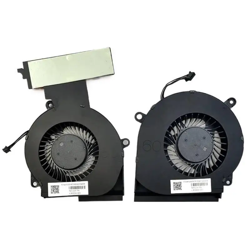 

New For Omen 15-DC0000 15-DC0010CA 15-DC0010NR 15-DC0020CA 15-DC0030CA 15-DC0051NR TPN-Q211 Laptop CPU & GPU Fan A Pair [=]