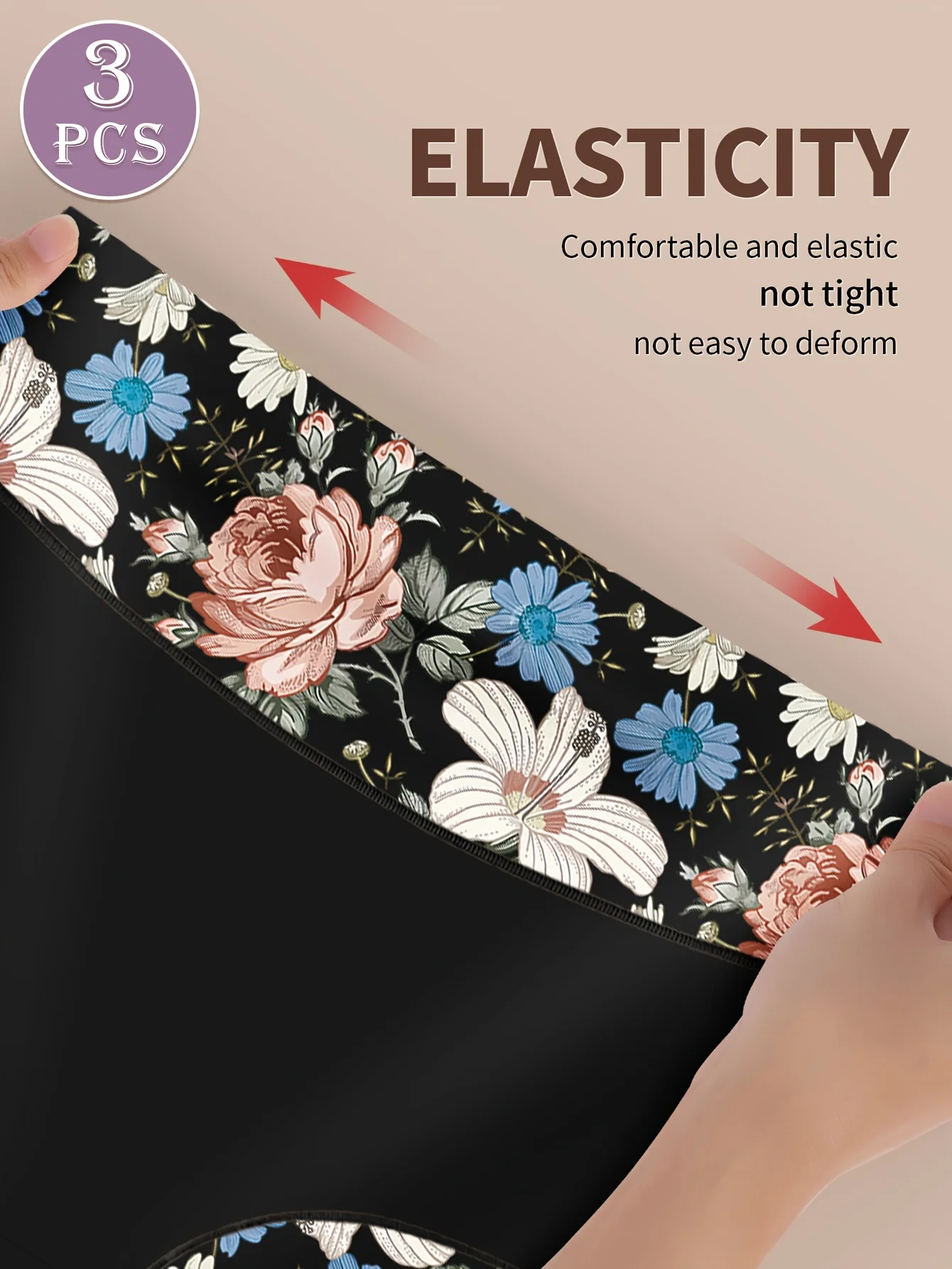 3pcs Plus Size High-Waist Shapewear Panties for Women - Tummy Control & Butt Li… - Image 2