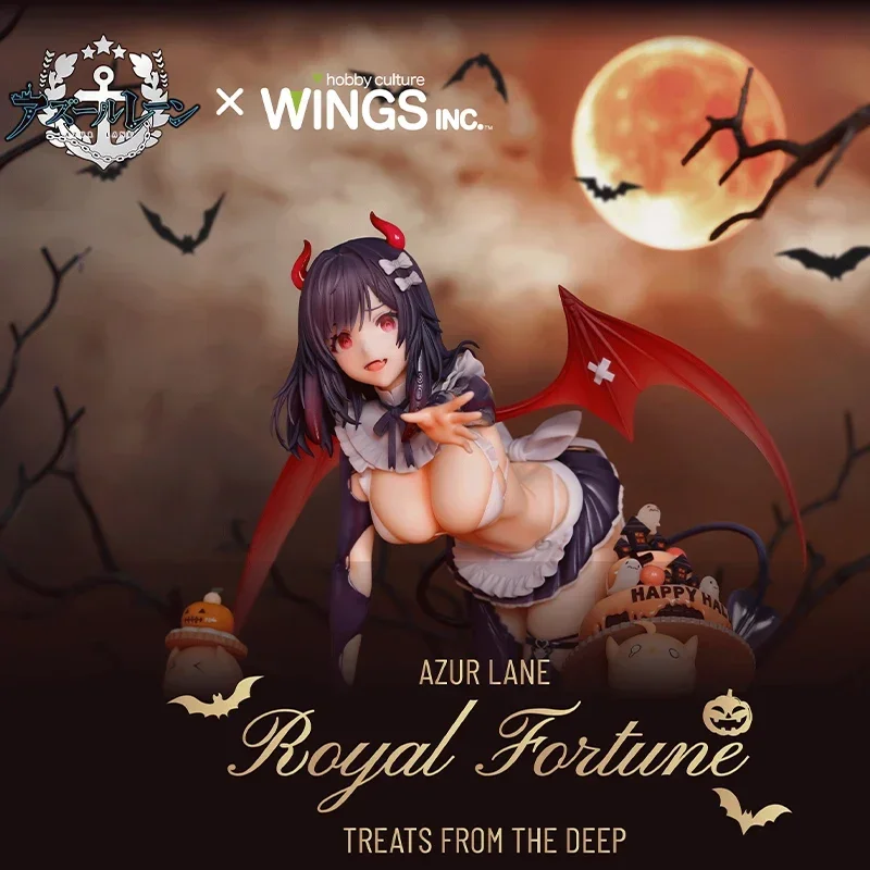 In Stock Genuine Original WINGS Royal Fortune Deep One Delicious Ver. Azur Lane Action Anime Figure Collectible Model Dolls Gift