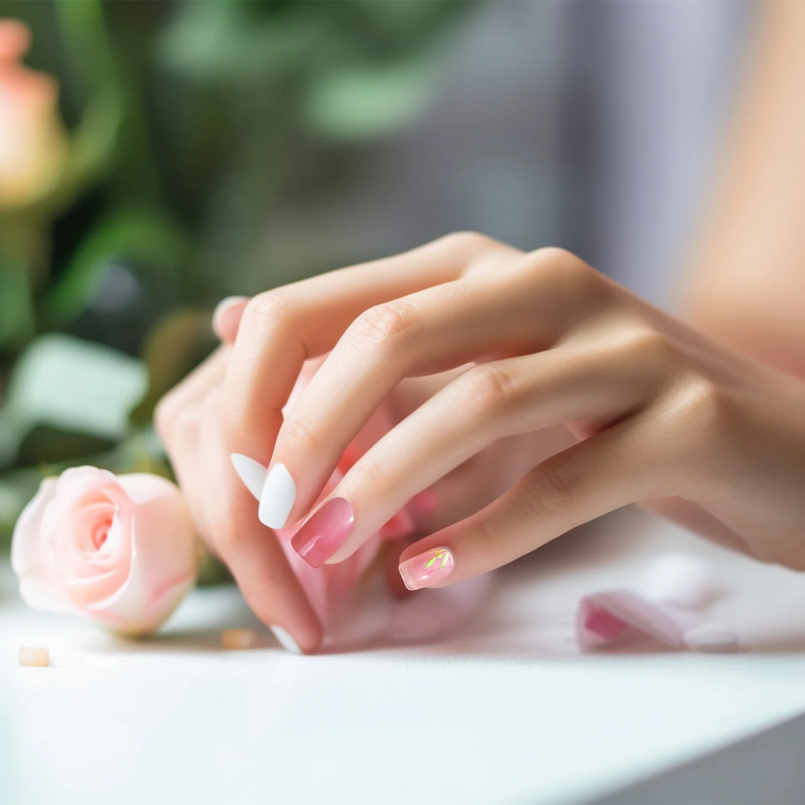 1 set adesivo per unghie semi curato adesivi per unghie in gel manicure unghie fai da te casa salone strisce di gel strisce adesivo