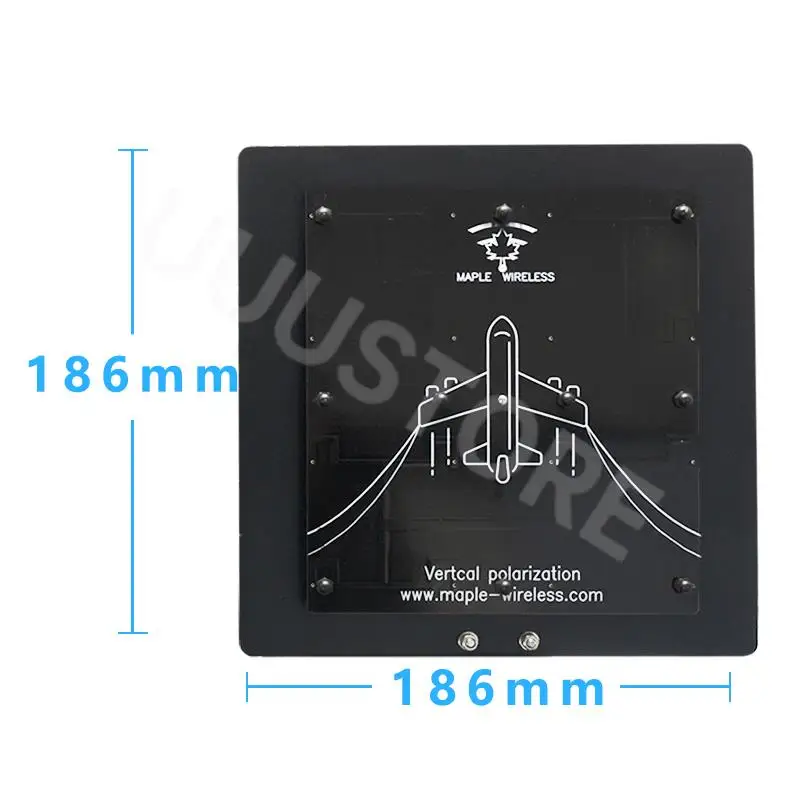 Maple Leaf 5.5G 21dB Antenna Enhanced Distance Strong Signal Directional High Gain Patch Antenna For 5180-5800MHz Receiver RC