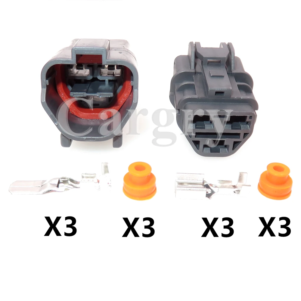 1 Set 3P 7222-6234-40 AC Assembly Auto Male Female Sealed Socket 7123-6234-40 Excavator Throttle Motor Sensor Wire Connector