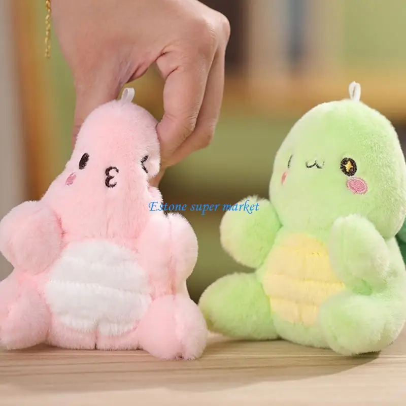 090B Sweet Turtles Figure Keychain Gift Carnivals Prizes for Students Schoolbag
