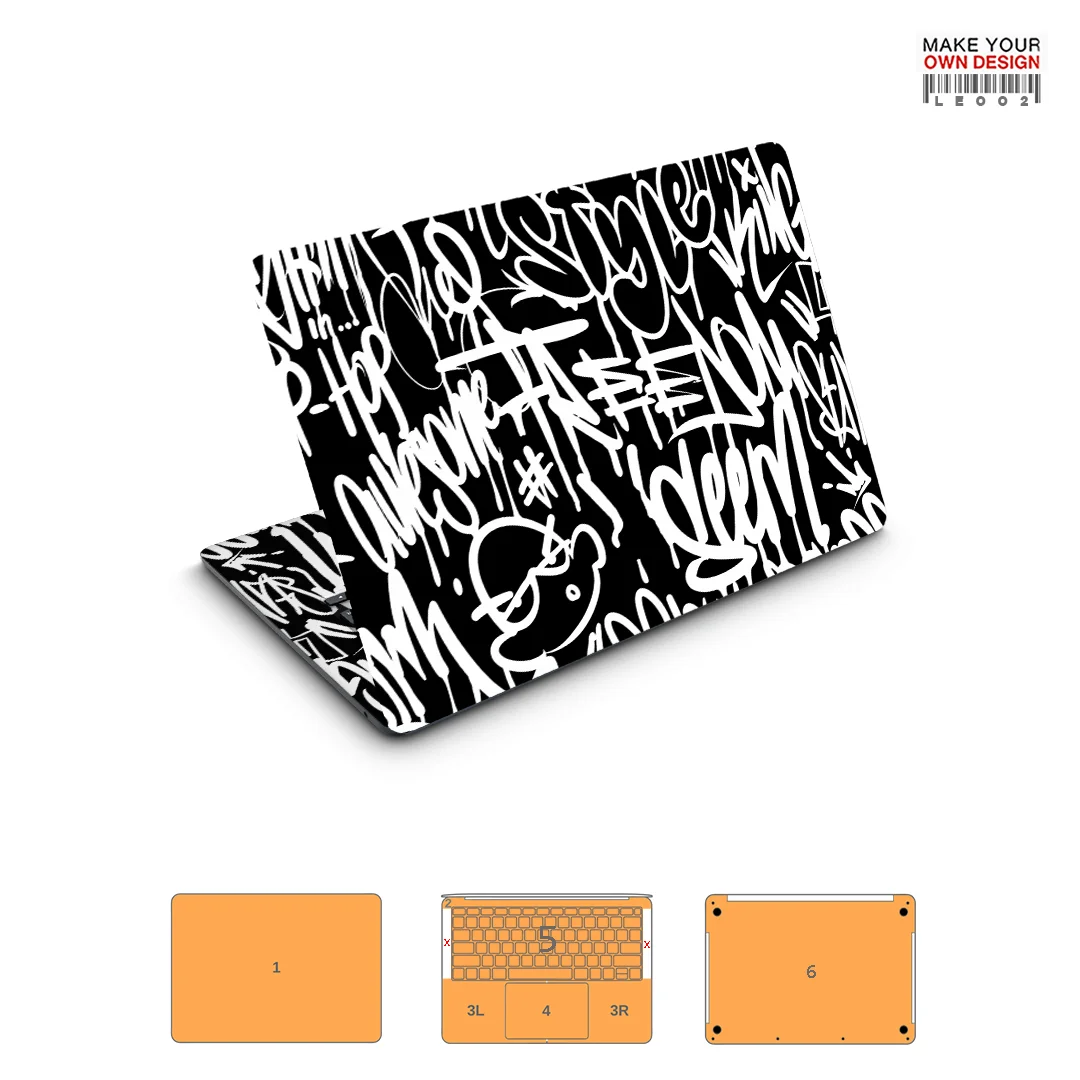 3M023 Colorful skin sticker for Macbook Pro16 M1 M2 M3 M4 2021 2023 2024 Full Wray Sticker skin screen protector