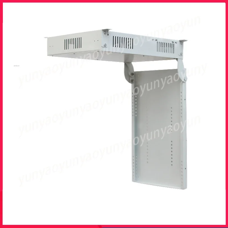 Automatic Inward Flip Ceiling TV Mount Remote Motorized Rotating Hanger Compatible with 26-84 Inch LCD Screen view 3