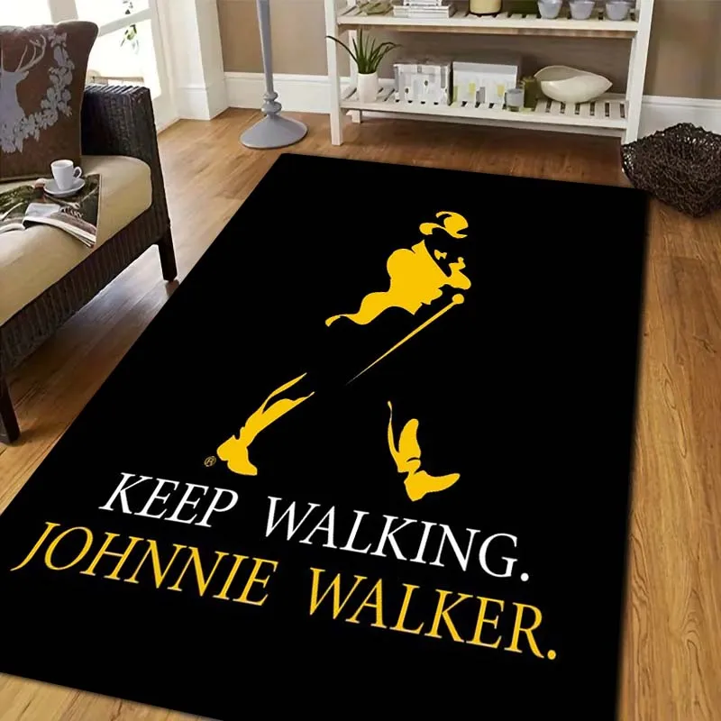 J-Johnnie W-Walker whisky carpet and rug modern bar living room bedroom Large area soft carpet study porch bedside non-slip mat