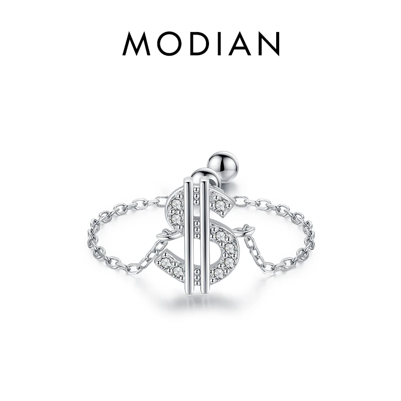 Women's 925 Sterling Silver Adjustable Heart Flower Link Ring