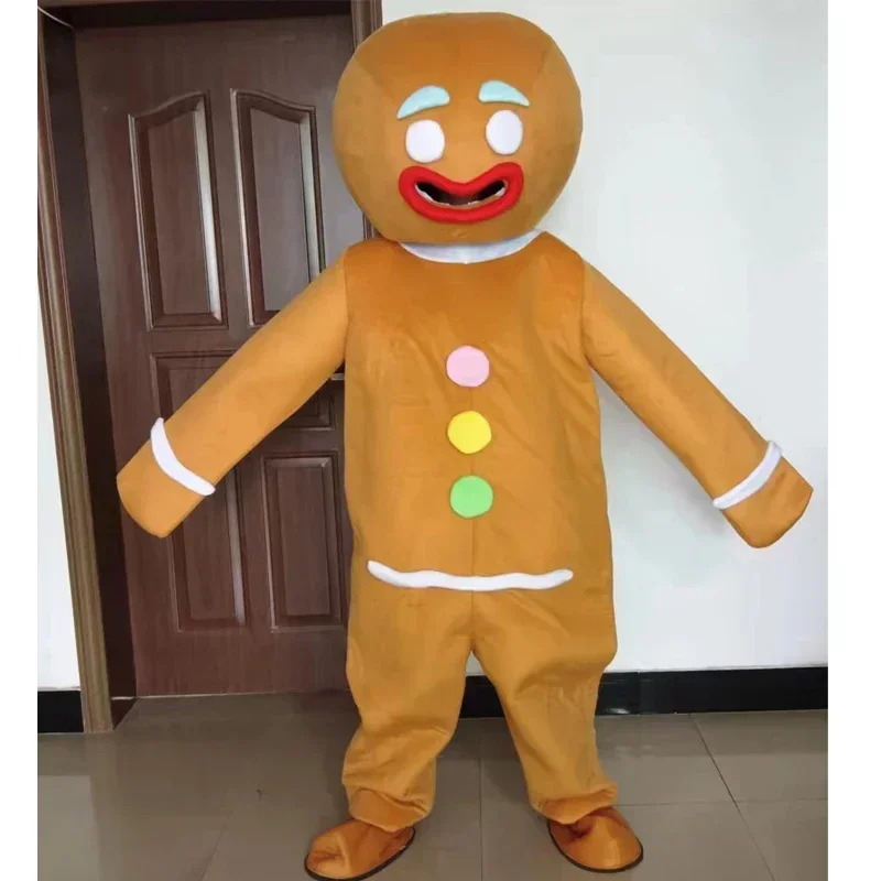 adult Christmas mascot costume gingerbread man moose reindeer santa elf santa claus