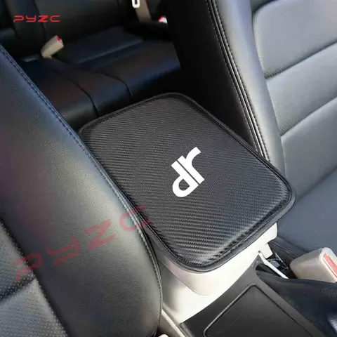 Voor Dr Motoren Dr Nul DR3 5.0 4.0 6.0 F35 CheryCarbon 섬유 PU 가죽 자동차 중앙 팔걸이 방진 보관함 커버 패드