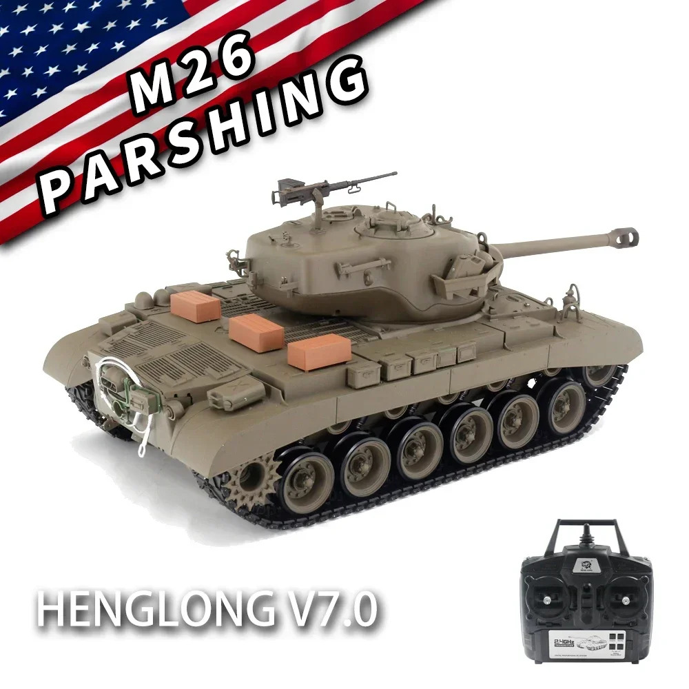 RC 1：16 High Quality Henglong 3838-1 Large Heavy Battle Tank Model Child Multifunction Competitive Simulation Tank Festival Gift