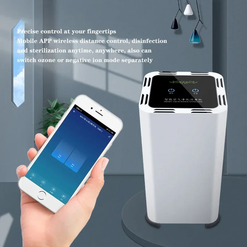 TQQX1-W2 English Version Air Purifier 5V/3W Household Low Power Low Noise USB Interface Small Purifier