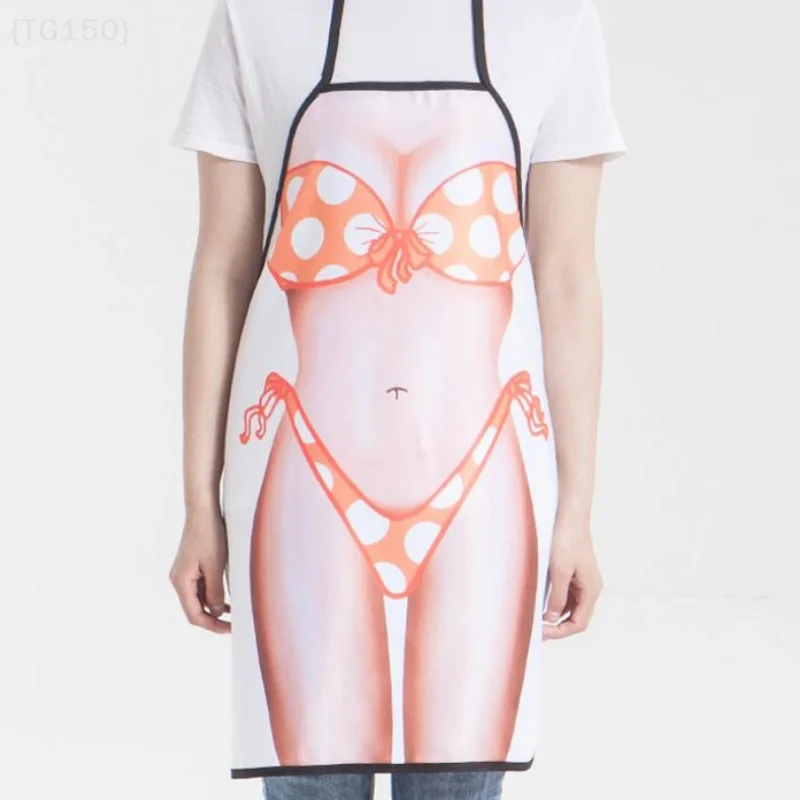 Schürze mit lustigem Muskelmann-Motiv – kreative sexy Kochschürze für Damen, perfekt für Abendessen, Partys und Reinigungswerkzeuge zu Hause