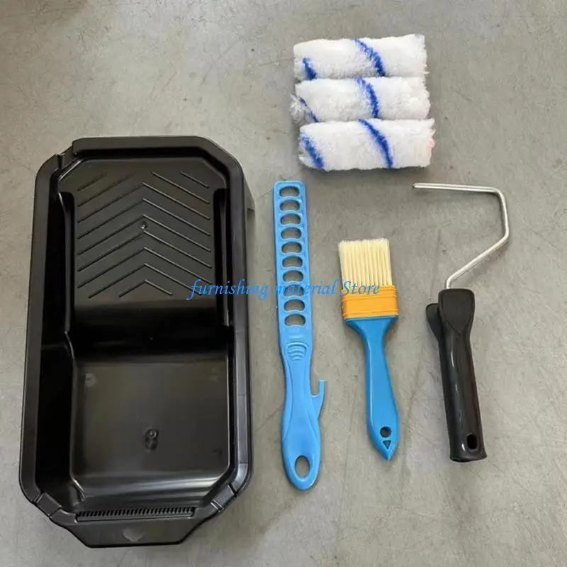 Y5GD Paint Roller Set for DIY Enthusiasts and Home Decoration Projects Supplies