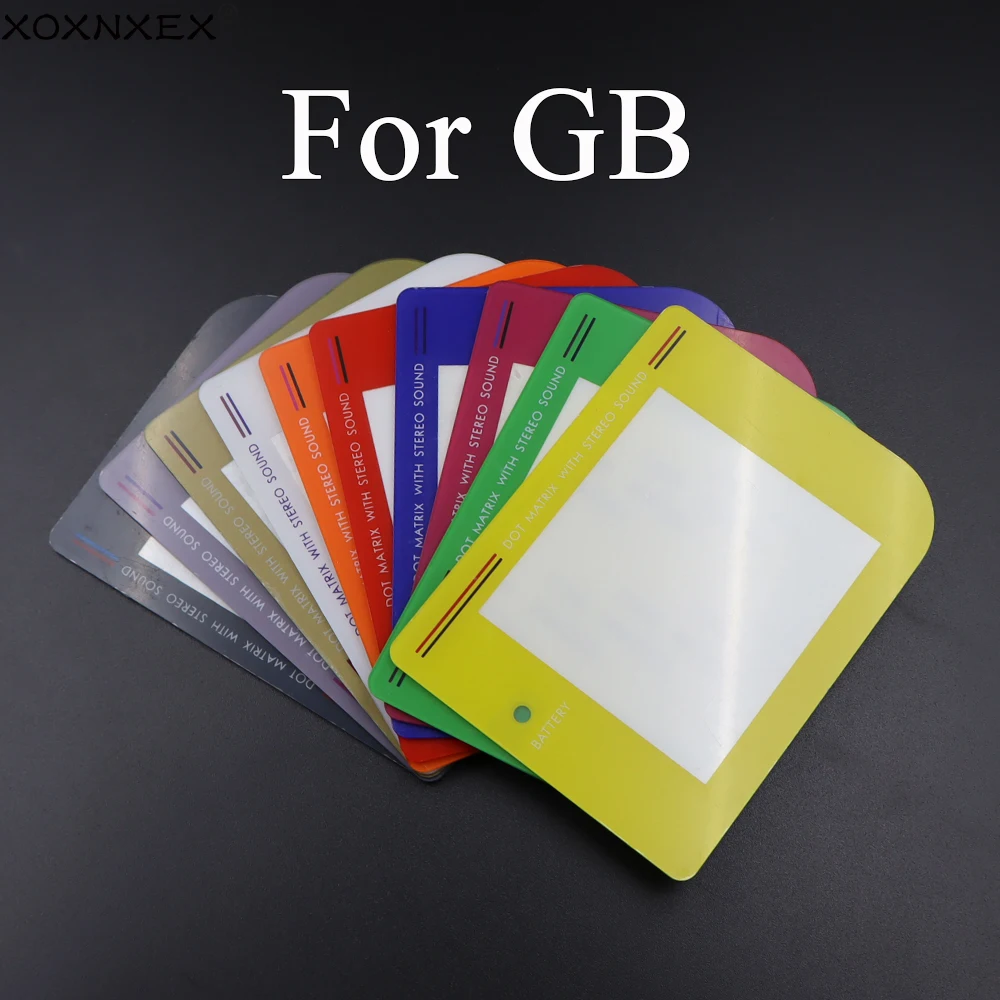 

1 шт. сменная защитная линза для экрана Gameboy Game Boy GB DMG, пластиковая крышка для дисплея GameBoy, цветное пластиковое зеркало