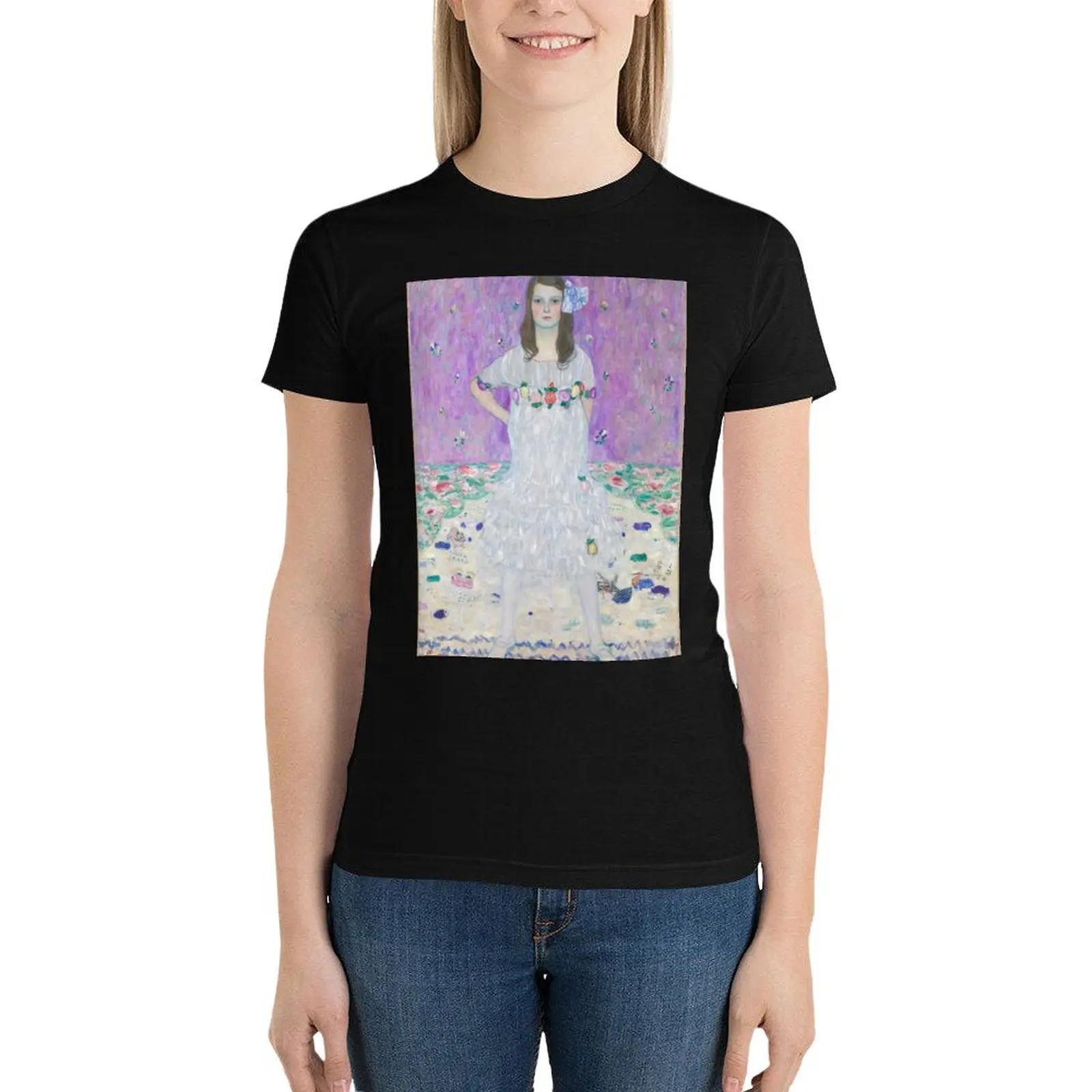 

Mada Primavesi - Gustav Klimt Painting T-Shirt vintage clothes summer clothes cute tops t-shirts for Women graphic tees