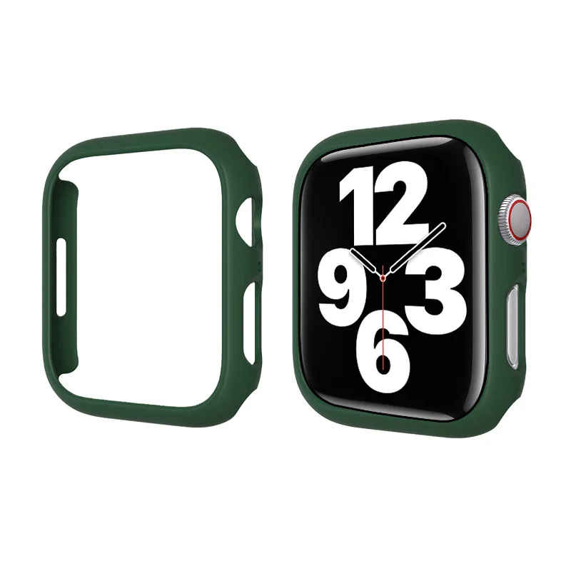 Casing untuk pelindung jam Apple, warna-warni, casing setengah bungkus, casing tas untuk Apple Watch