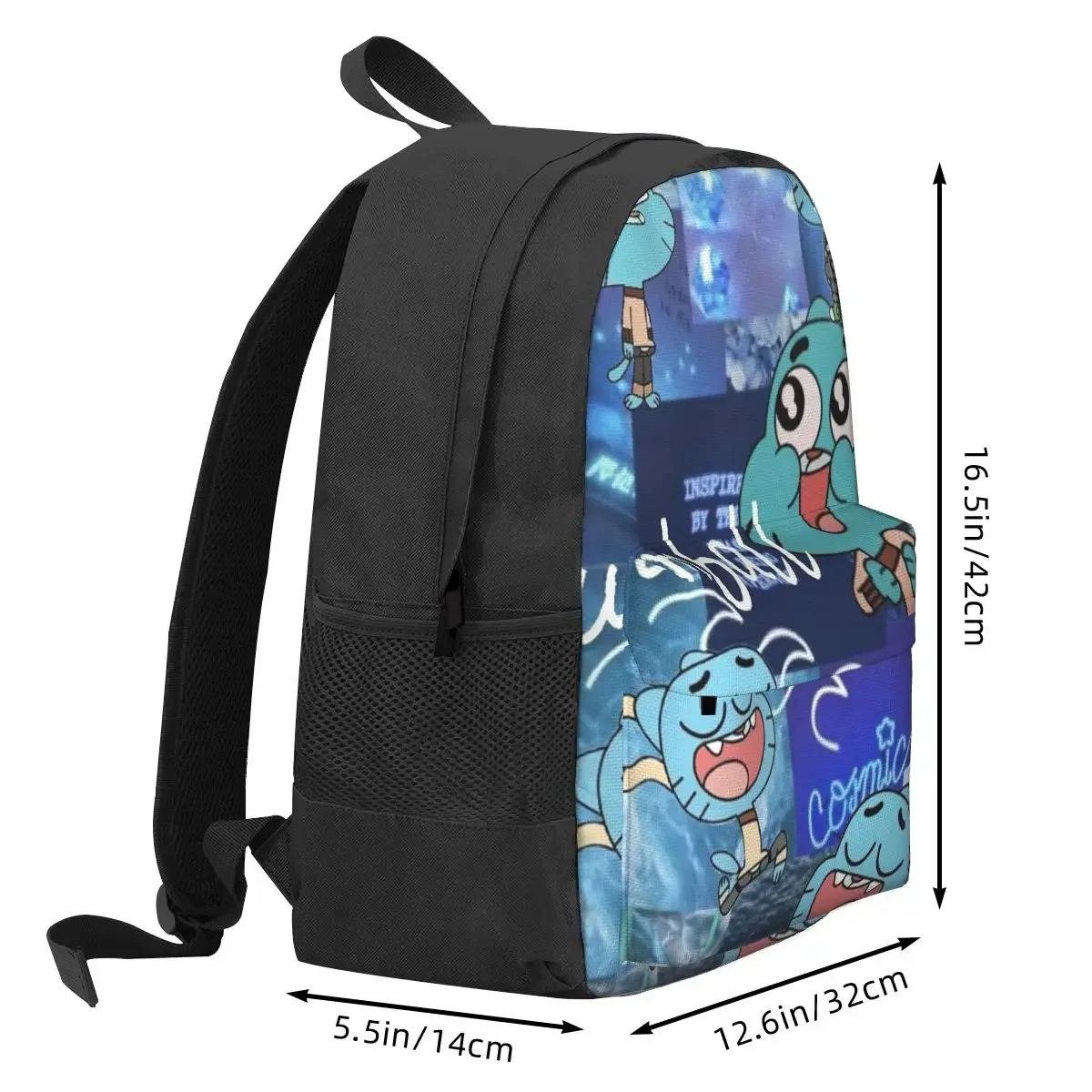 Gumball Watterson The Amazing World Of Gumball Anime Backpack Student BookBag Kids School Bag Computer for Boys Girls