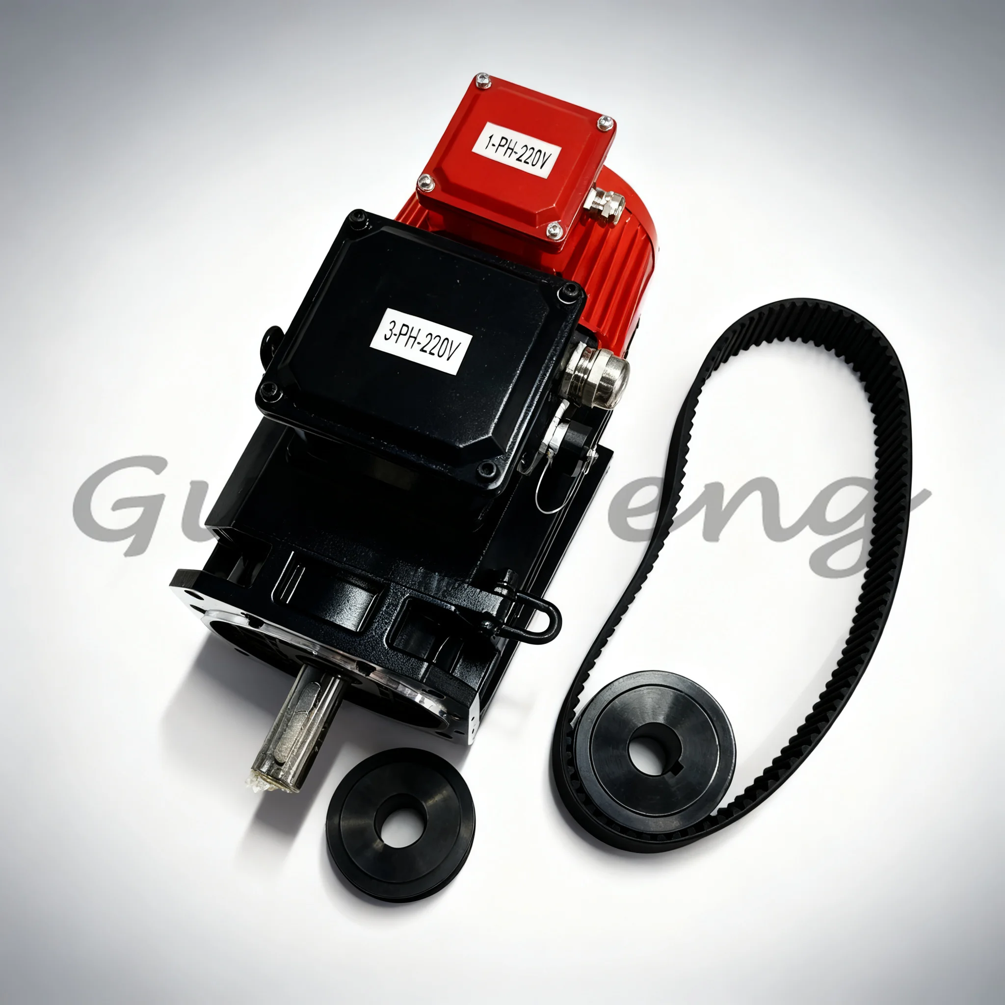 A2-4 Belt Driven Turning Spindle, 6000RPM 120mm OD 36mm Bore CNC Lathe Spindle with Motor Driver Kit
