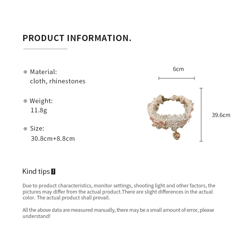 Pink And Black Bowknot Lace Mesh Rhinestones Eternal Flower Imitation Pearl Chokers Necklaces Women New Collarbone Jewelry K-
