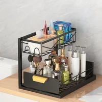 Estante multicapa extraíble bajo fregadero