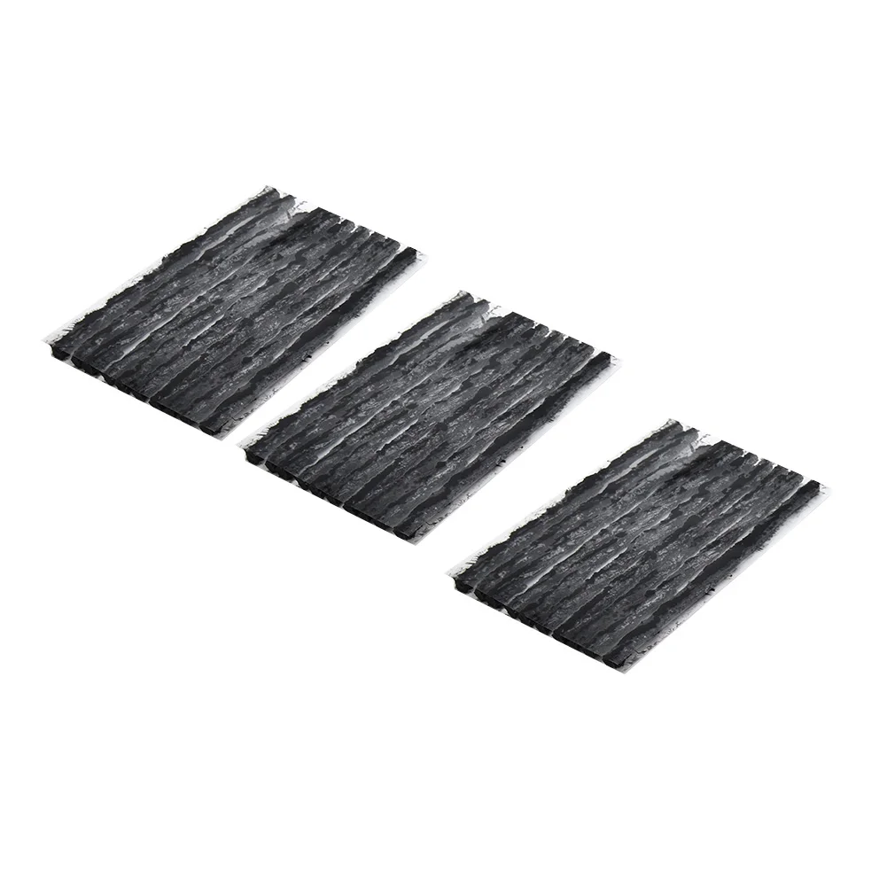 Tubeless Rubber Seal Strips para carro e Van Tire, Puncture Substituição, Ferramentas de Recuperação, Peças de Reparação, Bike Tire, 3.5X100mm, 50Pcs